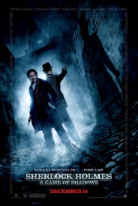 Poster for Sherlock Holmes: A Game of Shadows starring Robert Downey Jr. and Jude Law