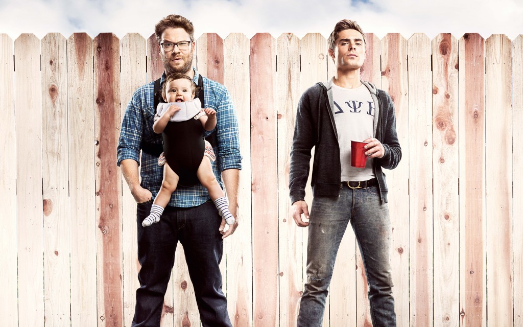 Seth Rogen and Zac Efron in Neighbors