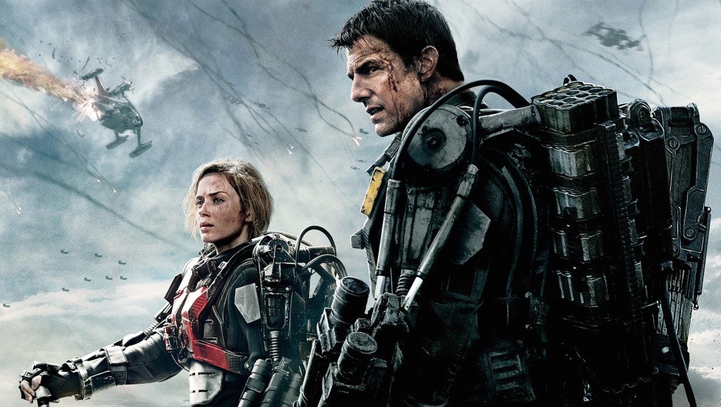 Emily Blunt and Tom Cruise in Edge of Tomorrow
