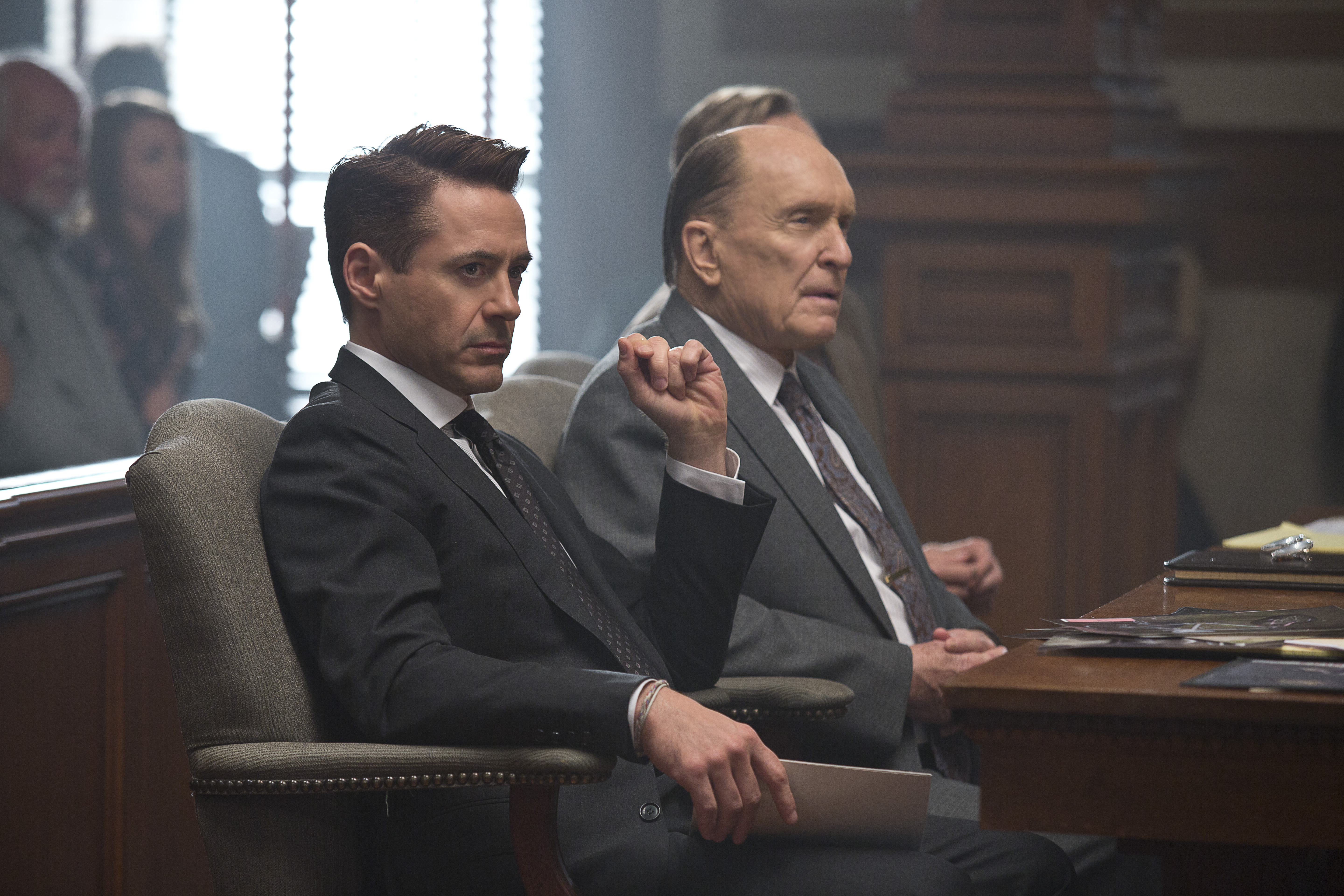 Robert Downey Jr. and Robert Duvall in THE JUDGE