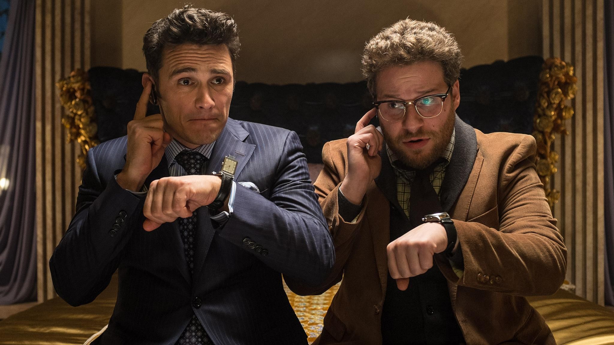 James Franco and Seth Rogen in THE INTERVIEW