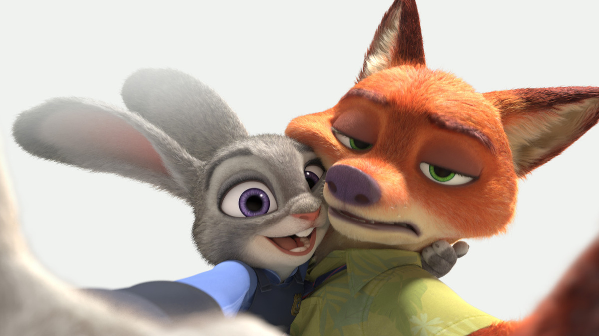 Judy Hopps and Nick Wilde in ZOOTOPIA