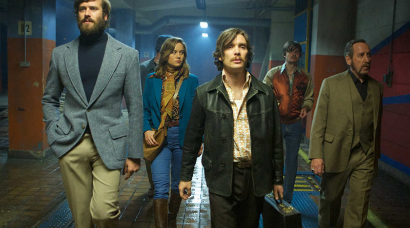 Armie Hammer, Brie Larson, Cillian Murphy, and Michael Smiley in FREE FIRE