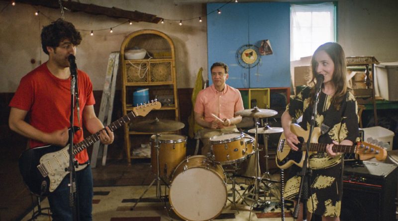 Adam Pally, Fred Armisen, and Zoe Lister-Jones in BAND AID.