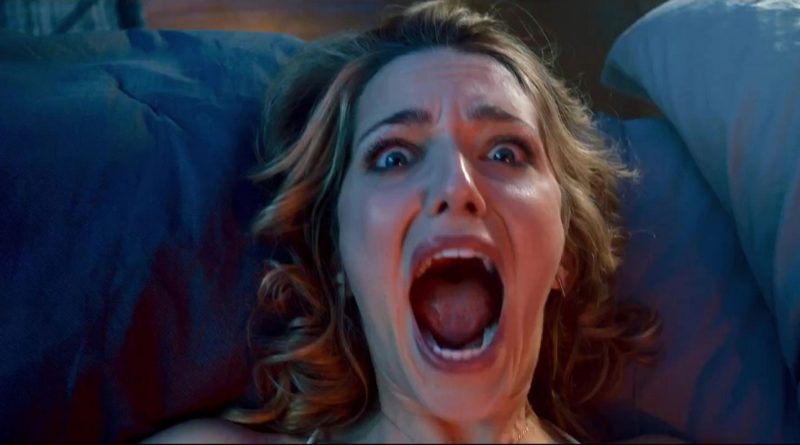 Jessica Rothe screams her guts out in the movie HAPPY DEATH DAY 2U