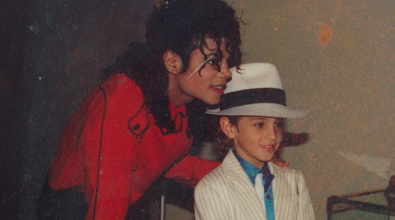 A photo of Michael Jackson featured in the documentary Leaving Neverland