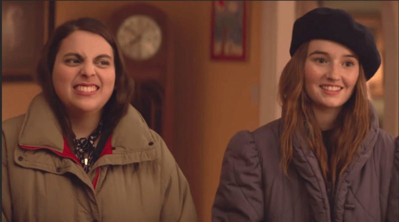 Beanie Feldstein and Kaitlyn Dever get a laugh in the movie Booksmart