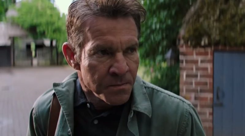 Dennis Quaid scowls in the movie The Intruder
