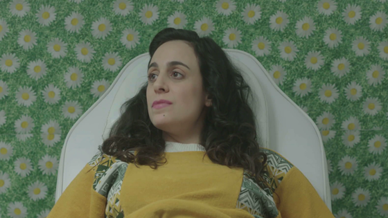 Neta Shpigelman as Ellie looks on as she receives an ultrasound in the short film If You Only Knew